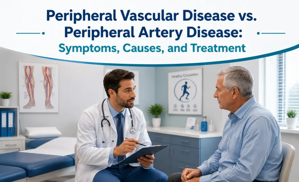 Peripheral Vascular Disease vs. Peripheral Artery Disease_ Symptoms, Causes, and Treatment